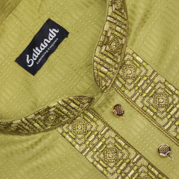 Dobby Textured Viscose Cotton Punjabi