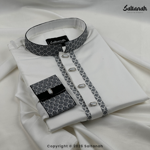 Cherry Cotton Punjabi (Black)